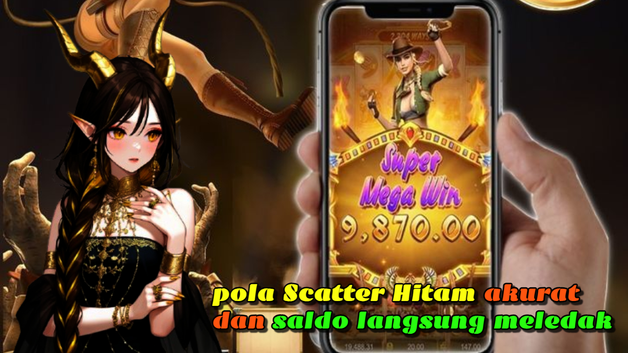 Pola Scatter Hitam